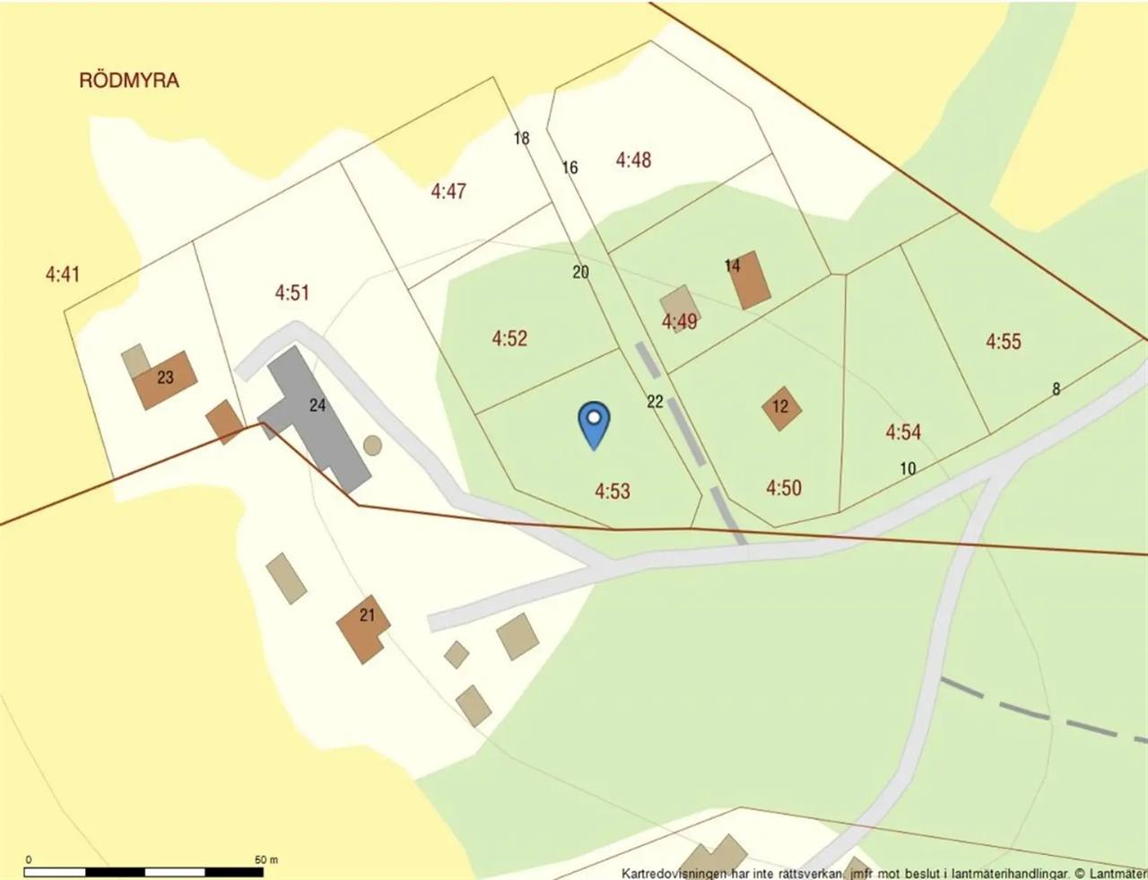 Floor plan for Sjönära hörntomt