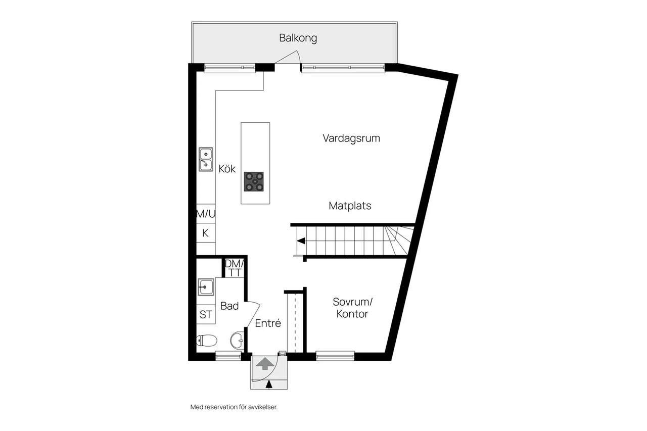 Floor plan for Kransvägen 118