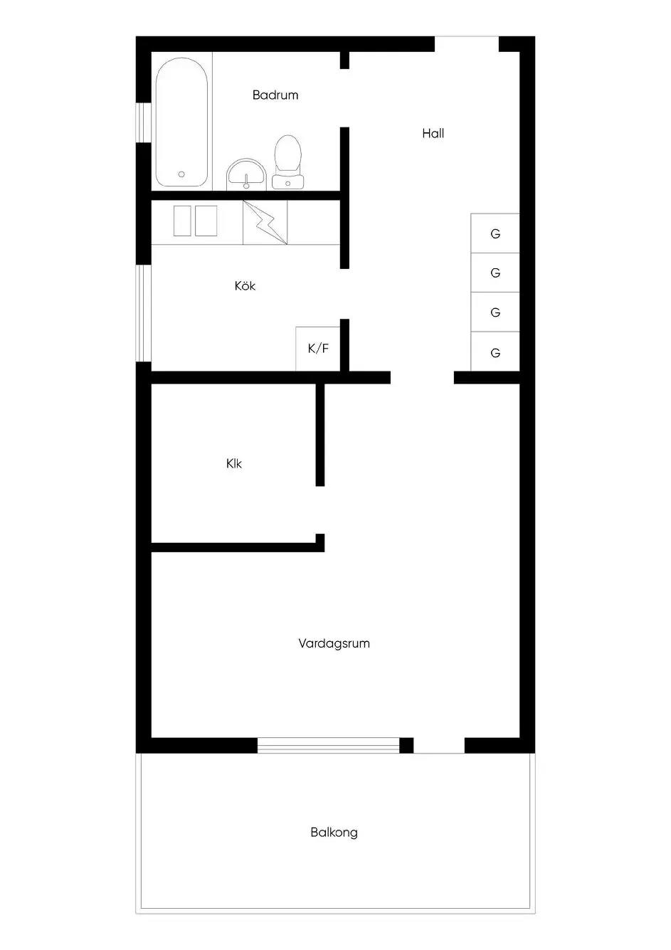 Planritning för Allfarvägen