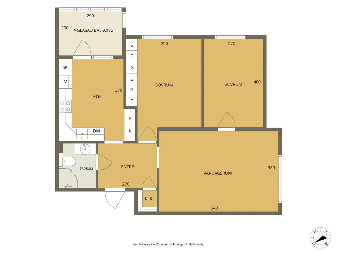 Floor plan for Fritjof Nansens väg