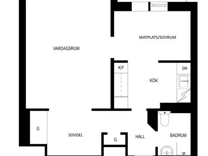 Planritning för Idrottsgatan 3