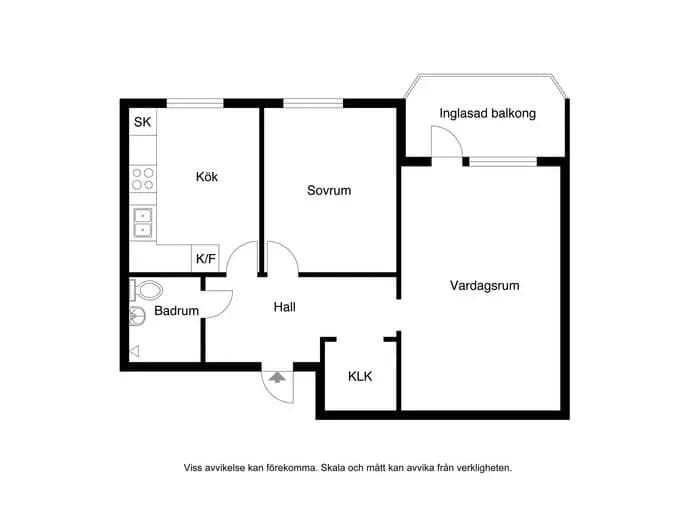 Planritning för Kollegiegatan 3A