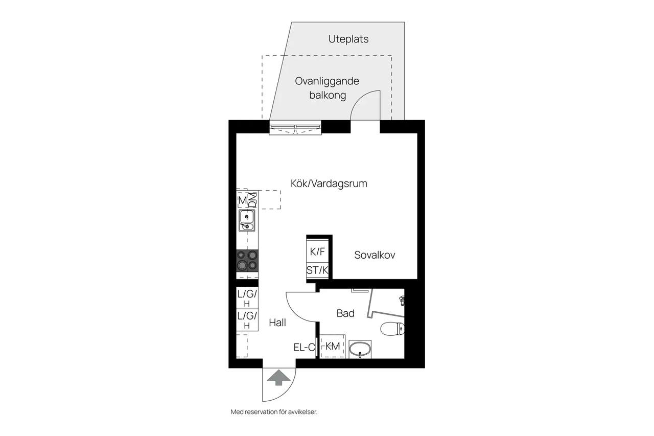 Floor plan for Skogängsvägen 36