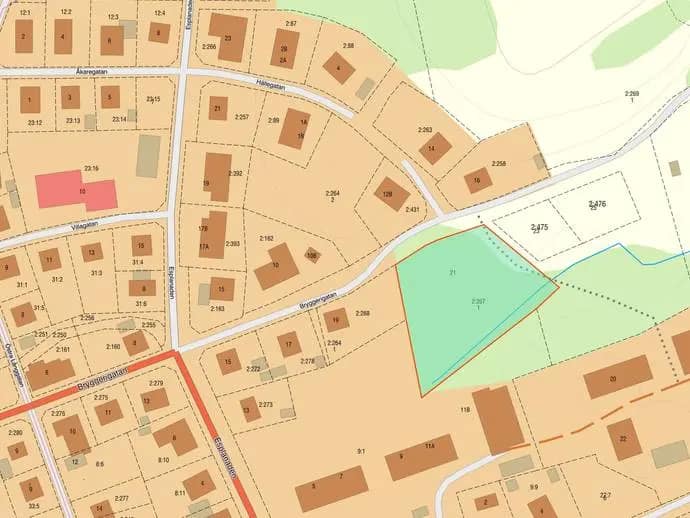 Planritning för Bryggerigatan 21