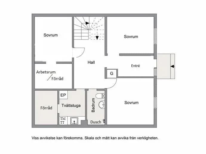 Floor plan for Söderholmsgränd 37