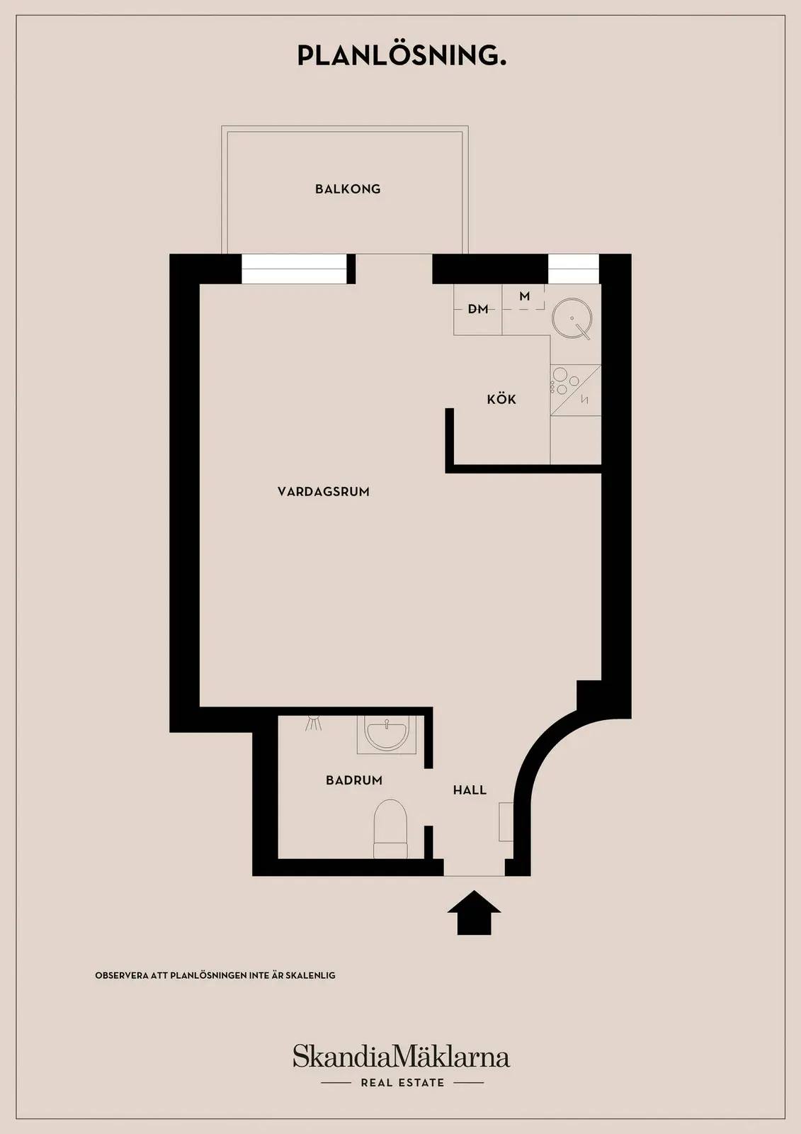 Planritning för Pelargatan 7