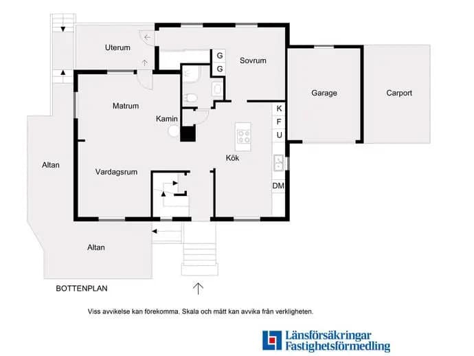 Planritning för Klövervägen 3
