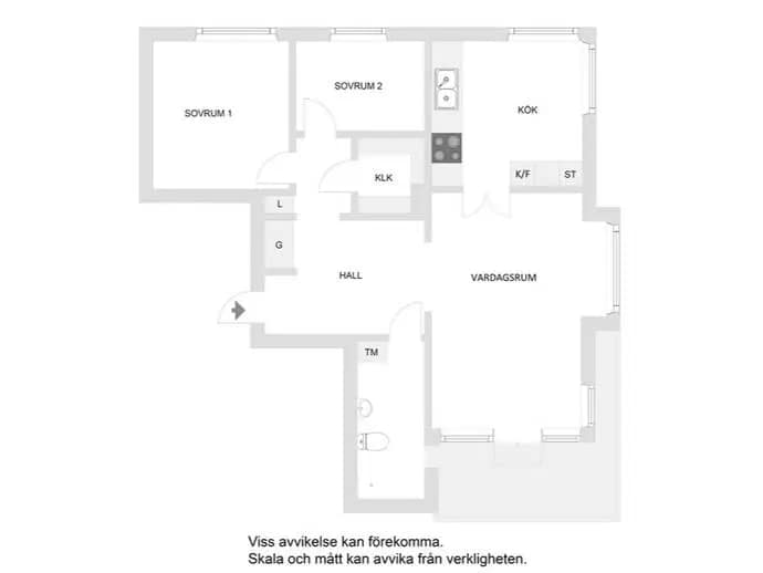 Planritning för Källvägen 3
