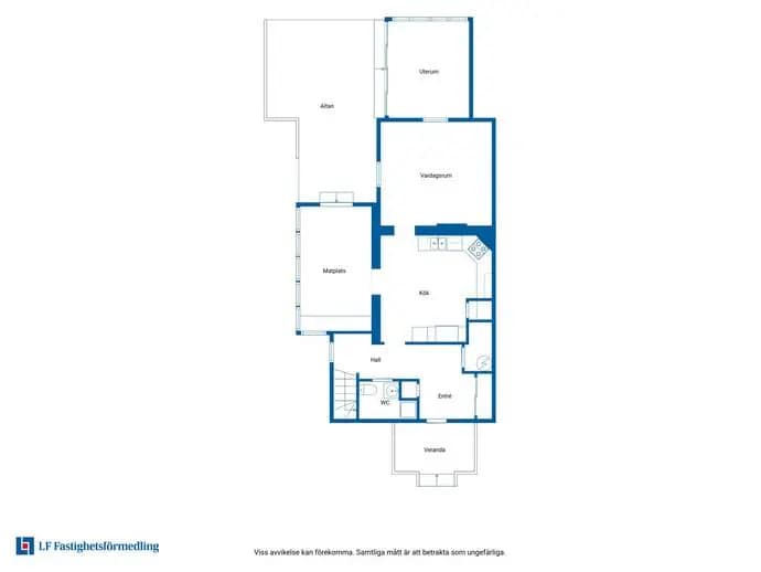 Planritning för Bruksgatan 24A