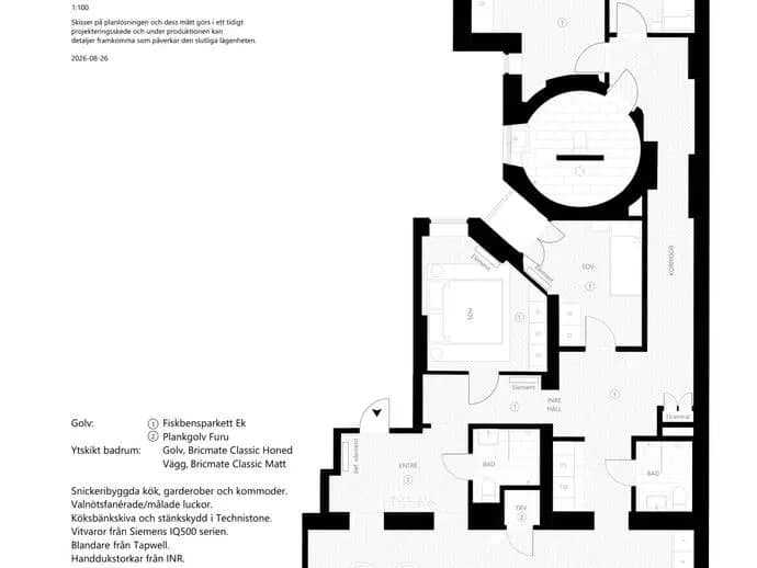 Floor plan for Norrbackagatan 28