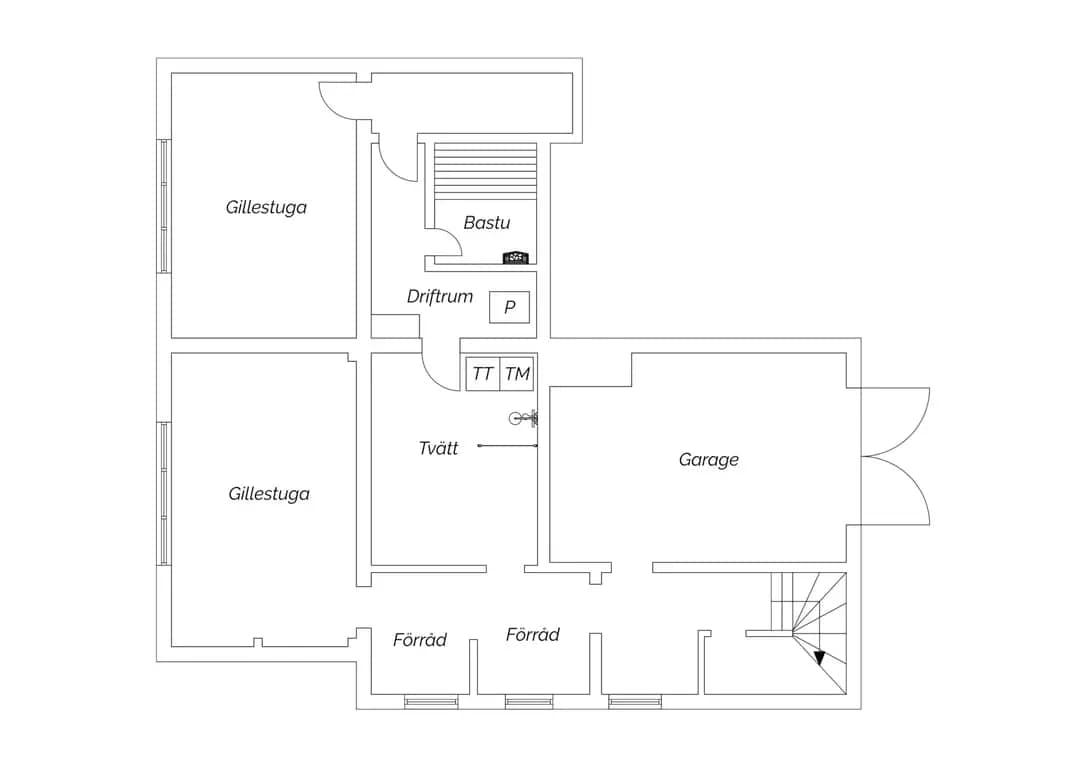 Planritning för Tystbergavägen 35