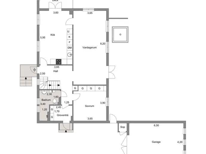 Planritning för Eldarevägen 33