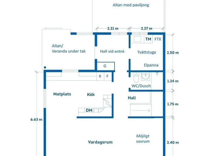 Floor plan for Huvudstagatan 9