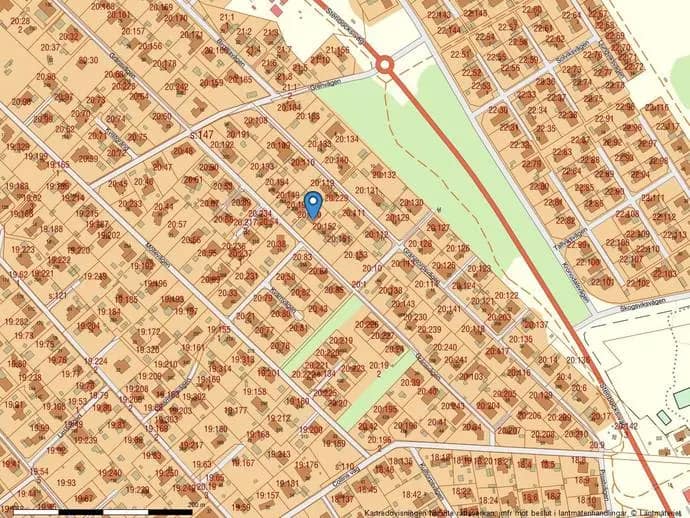 Planritning för Gränsvägen 36C