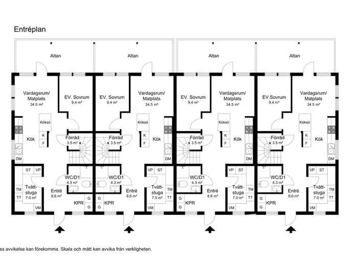 Floor plan for Doterödsvägen 13A
