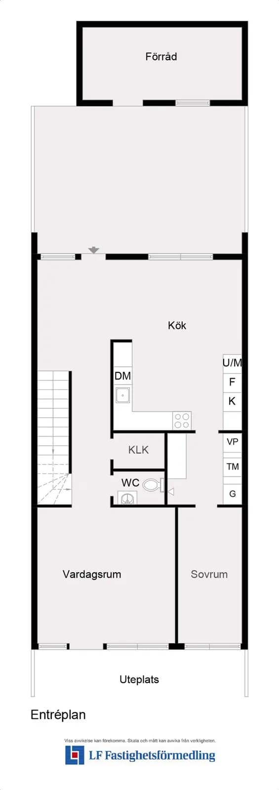 Planritning för Björkvallavägen 95