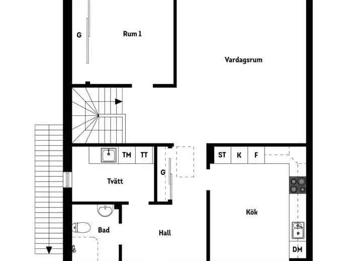 Planritning för Renskullen 1