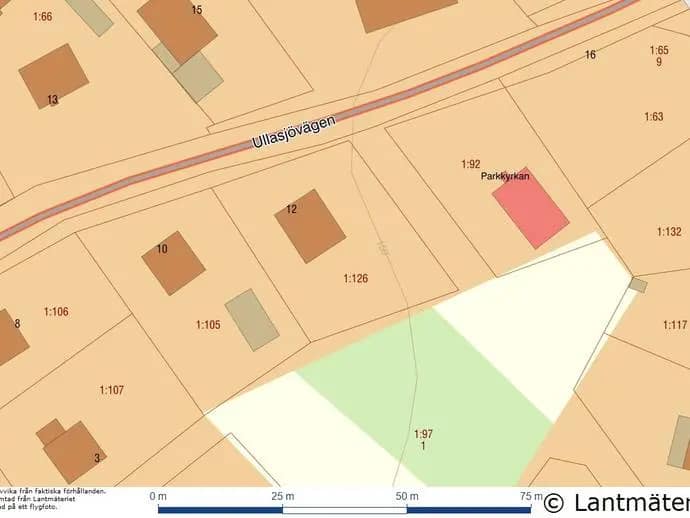 Planritning för Ullasjövägen 12