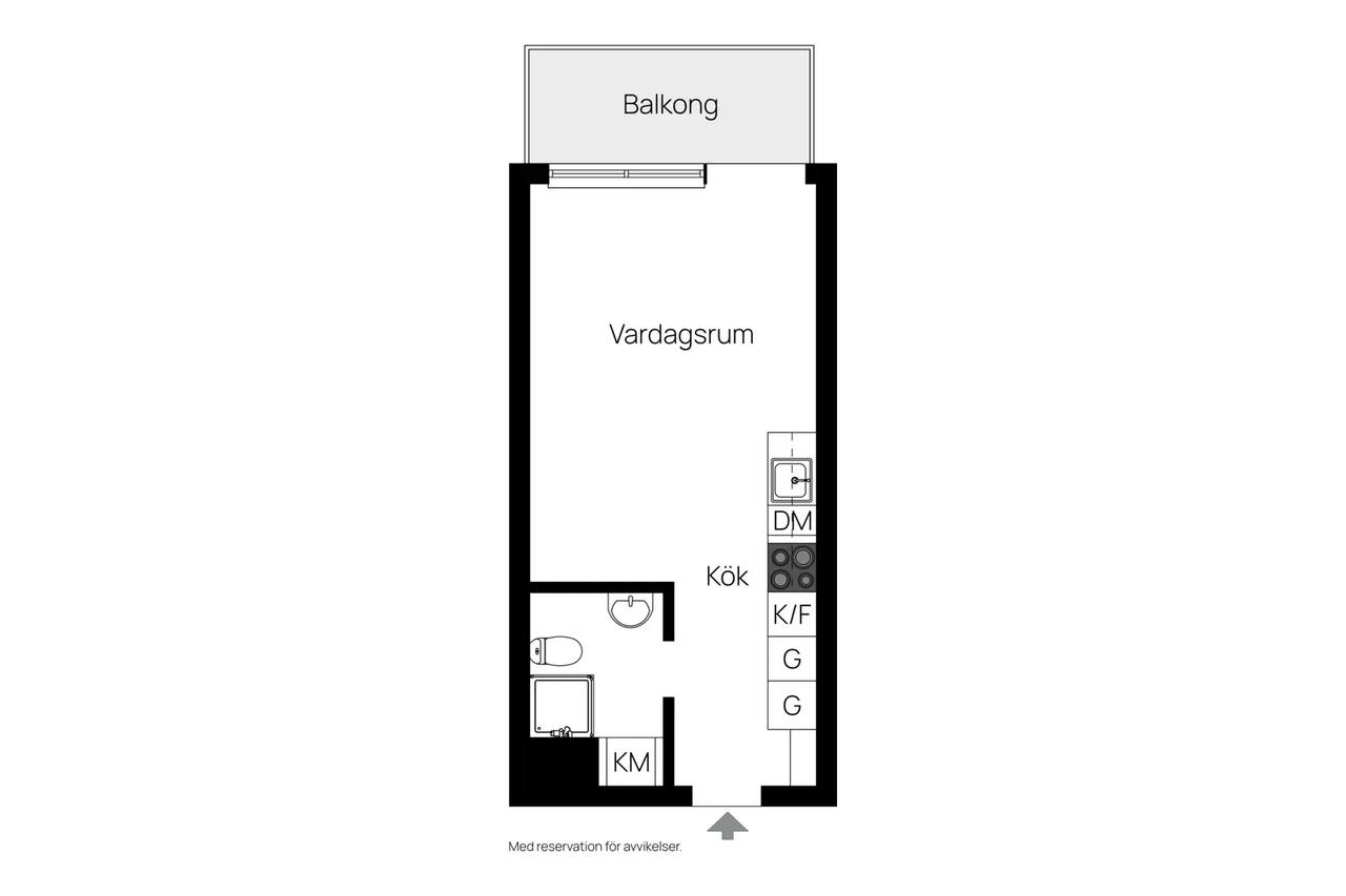 Planritning för Edövägen 7 I
