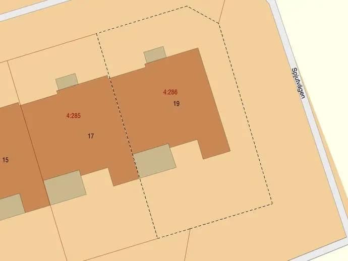 Planritning för Idrottsvägen 19