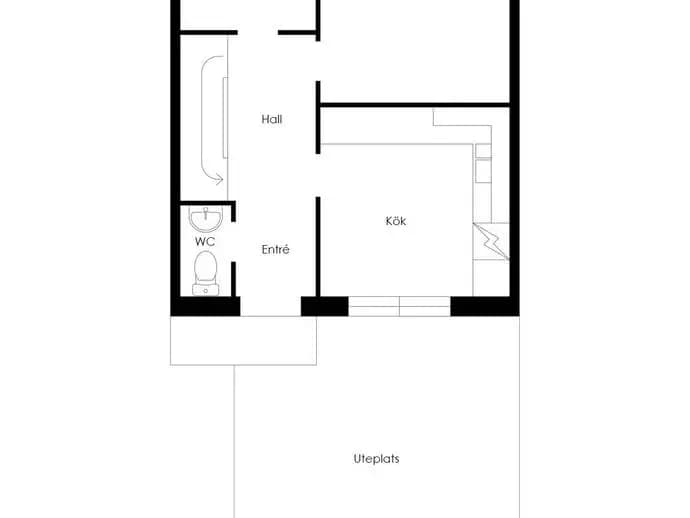 Planritning för Nynäshamnsvägen 6