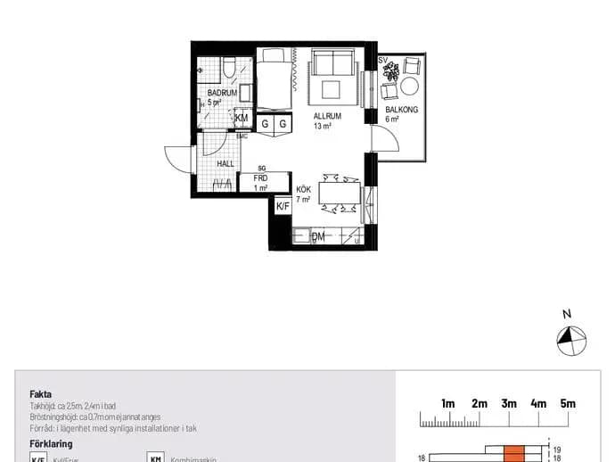 Floor plan for Skådemyntsgatan 8