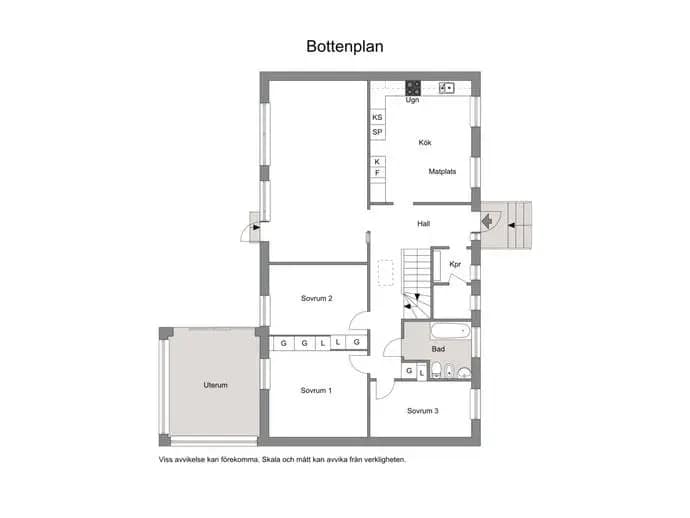 Planritning för Rektorsgatan 4