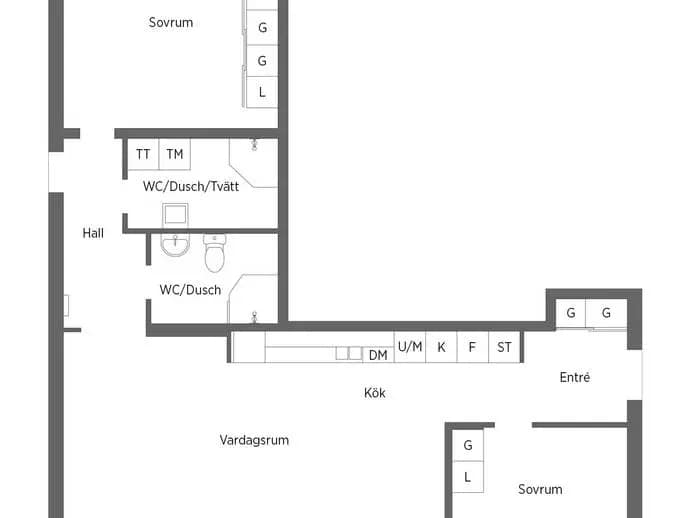 Planritning för BOULEVARDEN 91