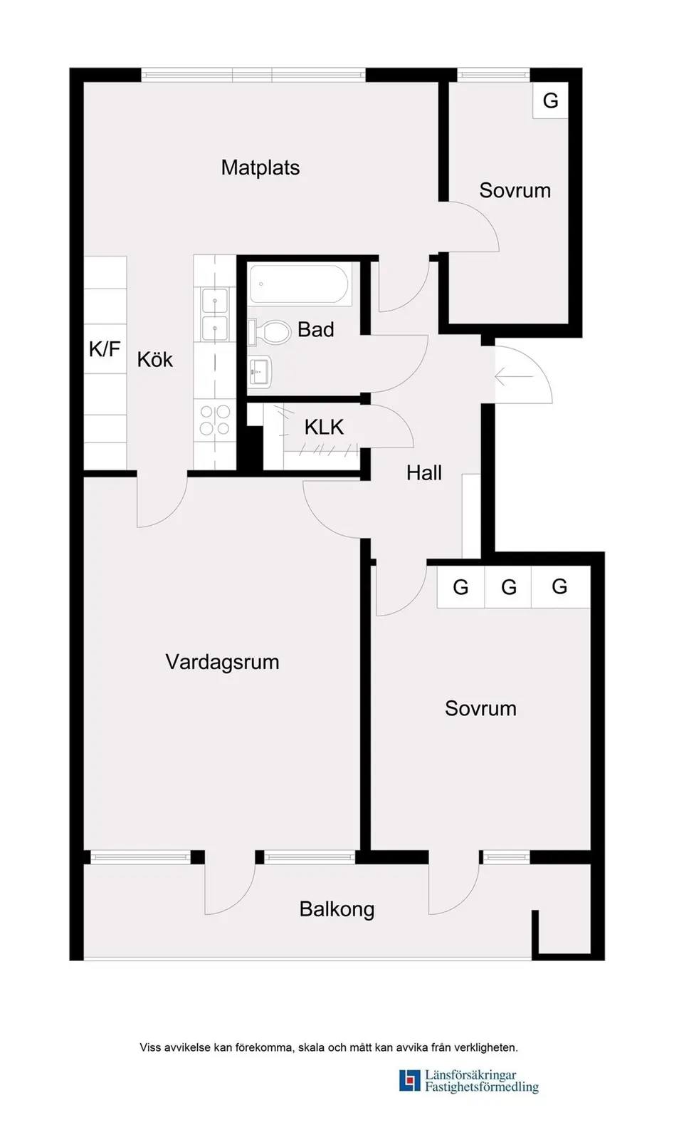 Floor plan for Trädgårdsvägen 14