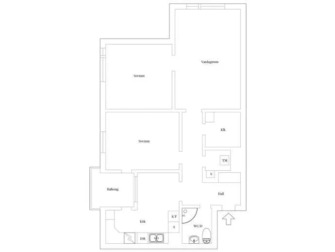 Planritning för Arvesgärde 41