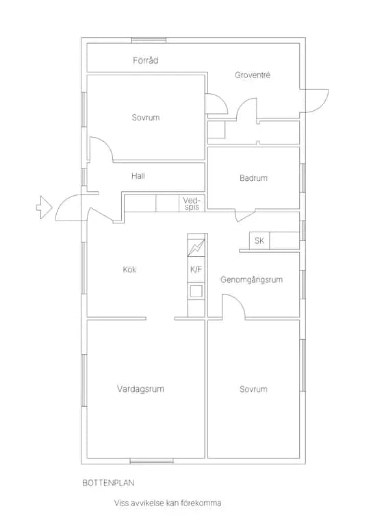 Floor plan for Gevåg 507