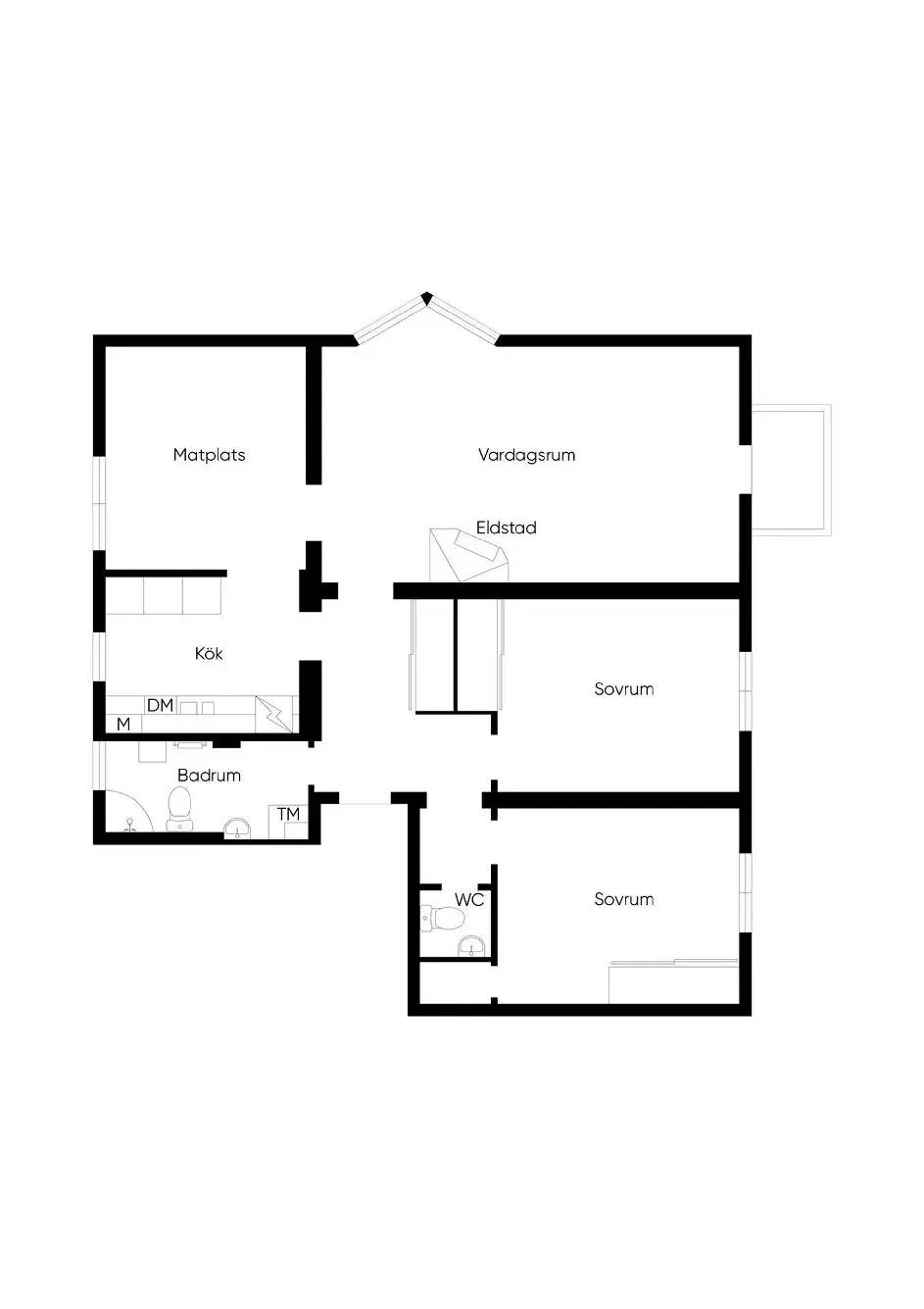 Floor plan for Torsgatan