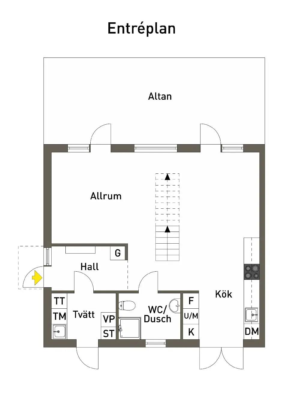 Planritning för Lunnarevägen
