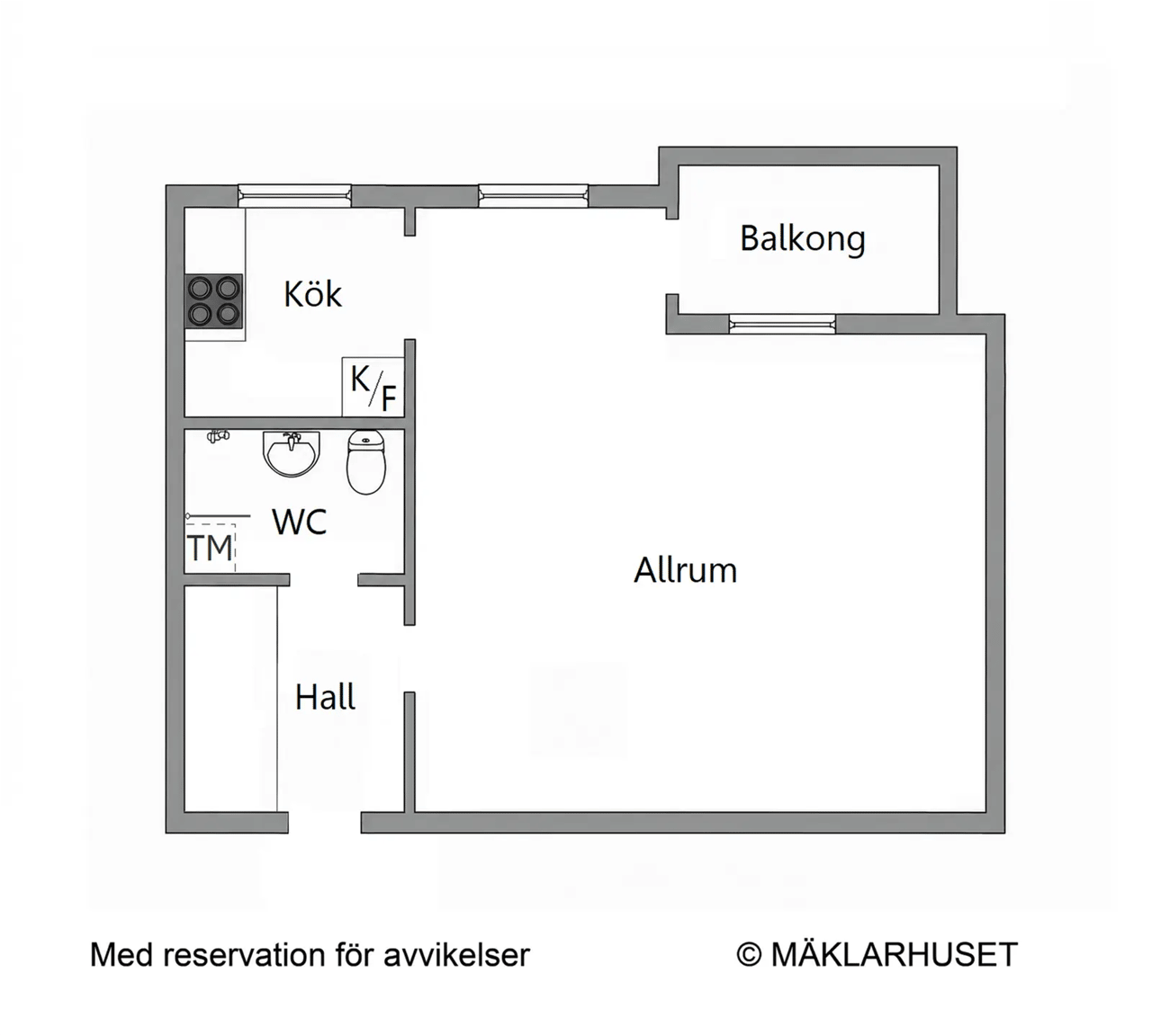 Floor plan for Grundtvigsgatan 13