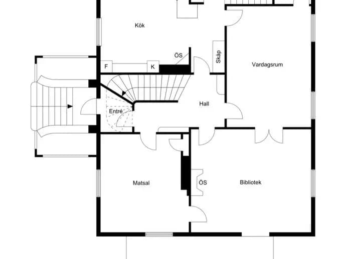 Planritning för Götavägen 16