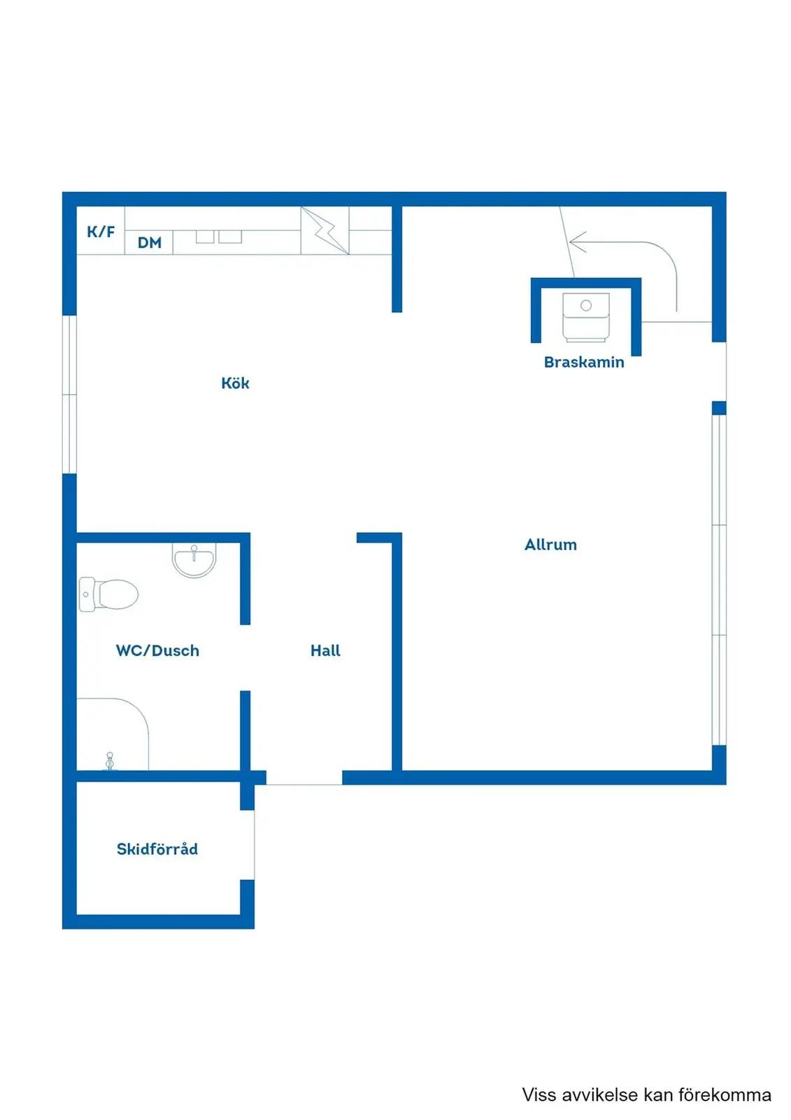 Floor plan for Fjällhotellslingan 3, Tandådalens Stugby 3