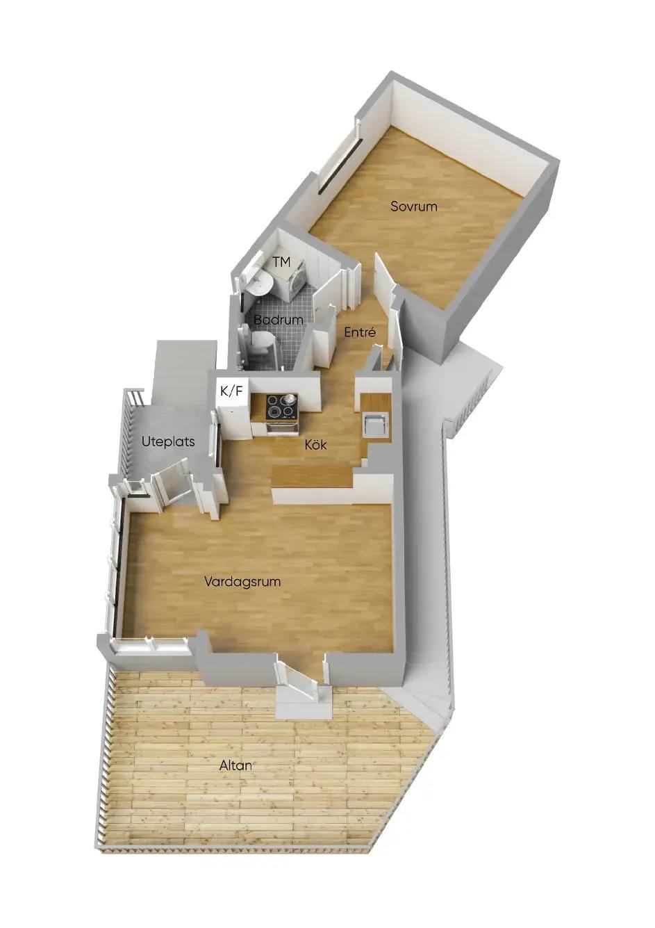 Floor plan for Vändvägen