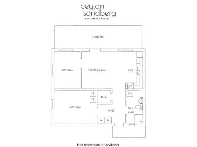 Floor plan for Kungsängsvägen 28
