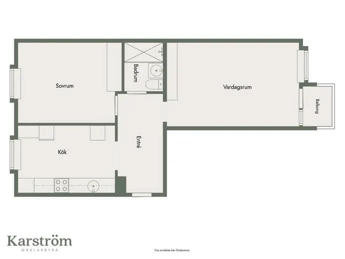 Floor plan for Storgatan 68A