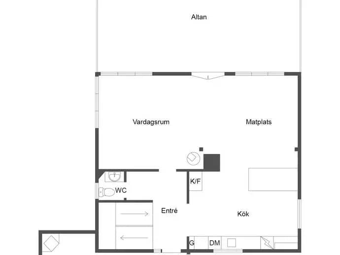 Planritning för Kullagatan 2