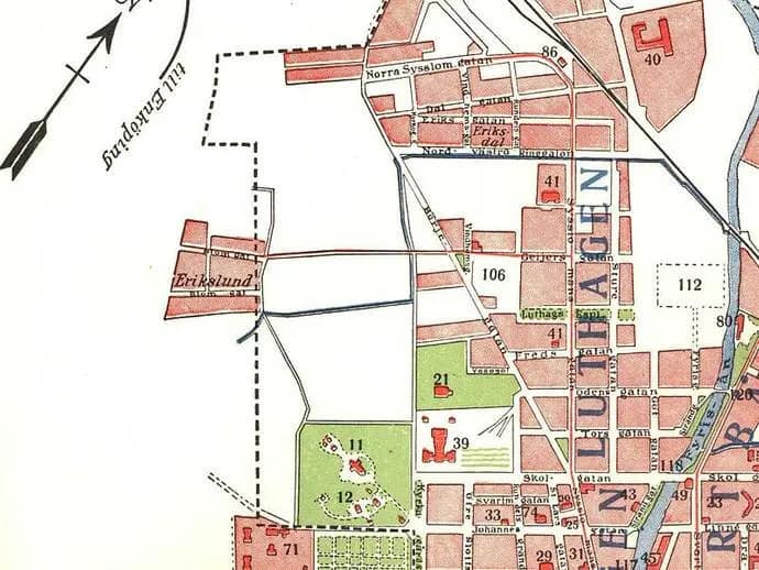 Floor plan for Börjegatan 10A