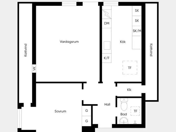 Planritning för Tegnérgatan 27