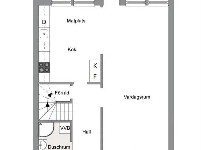 Floor plan for Kvickrotsgränd 120