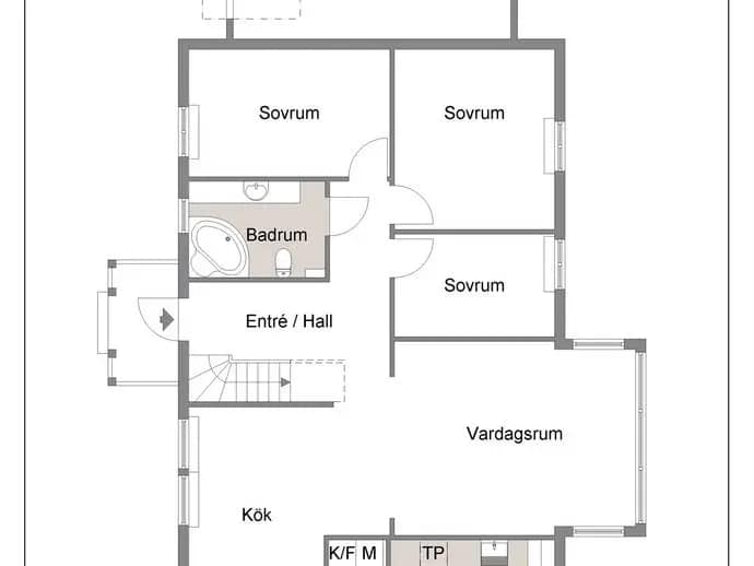 Floor plan for Dagsverksvägen 159