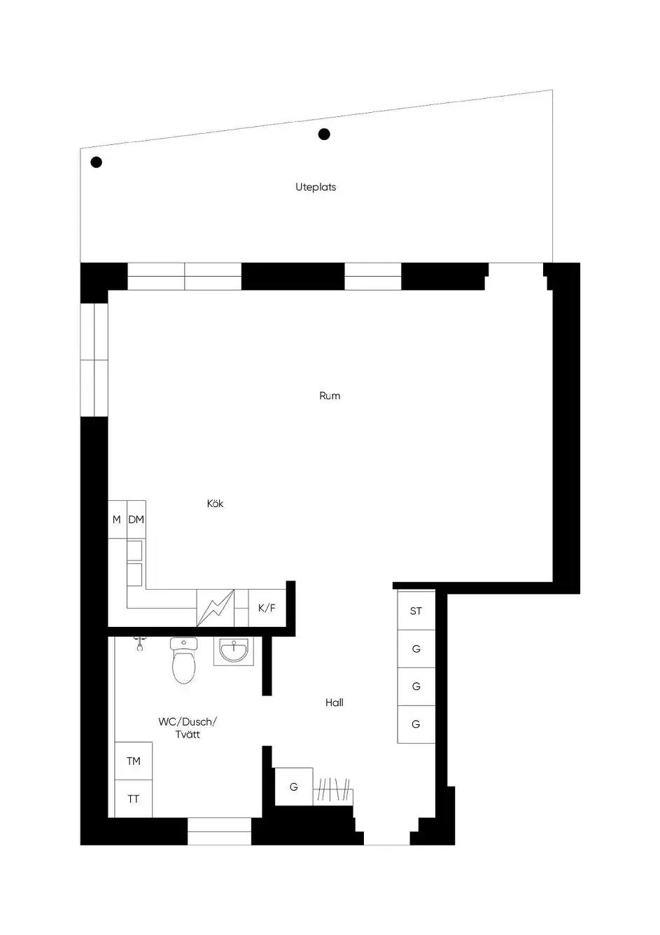 Floor plan for Boängsvägen