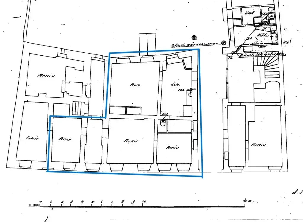 Floor plan for Svartmangatan 9