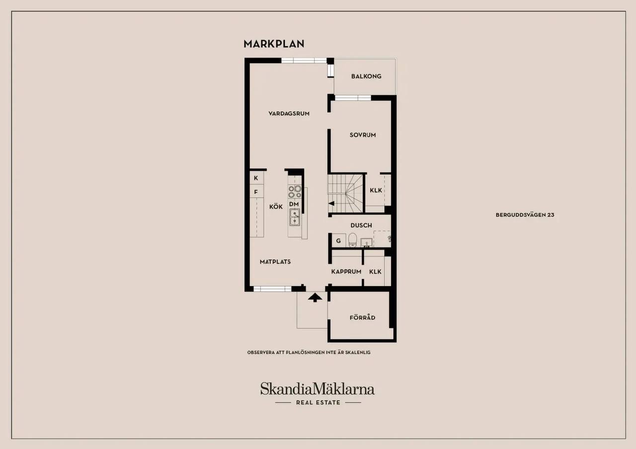 Floor plan for Berguddsvägen 23