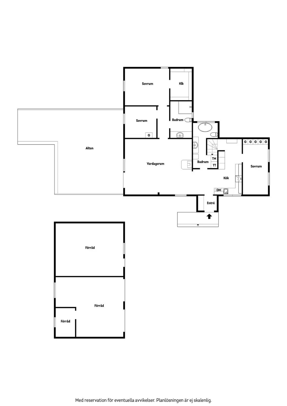 Planritning för Nymövägen 322