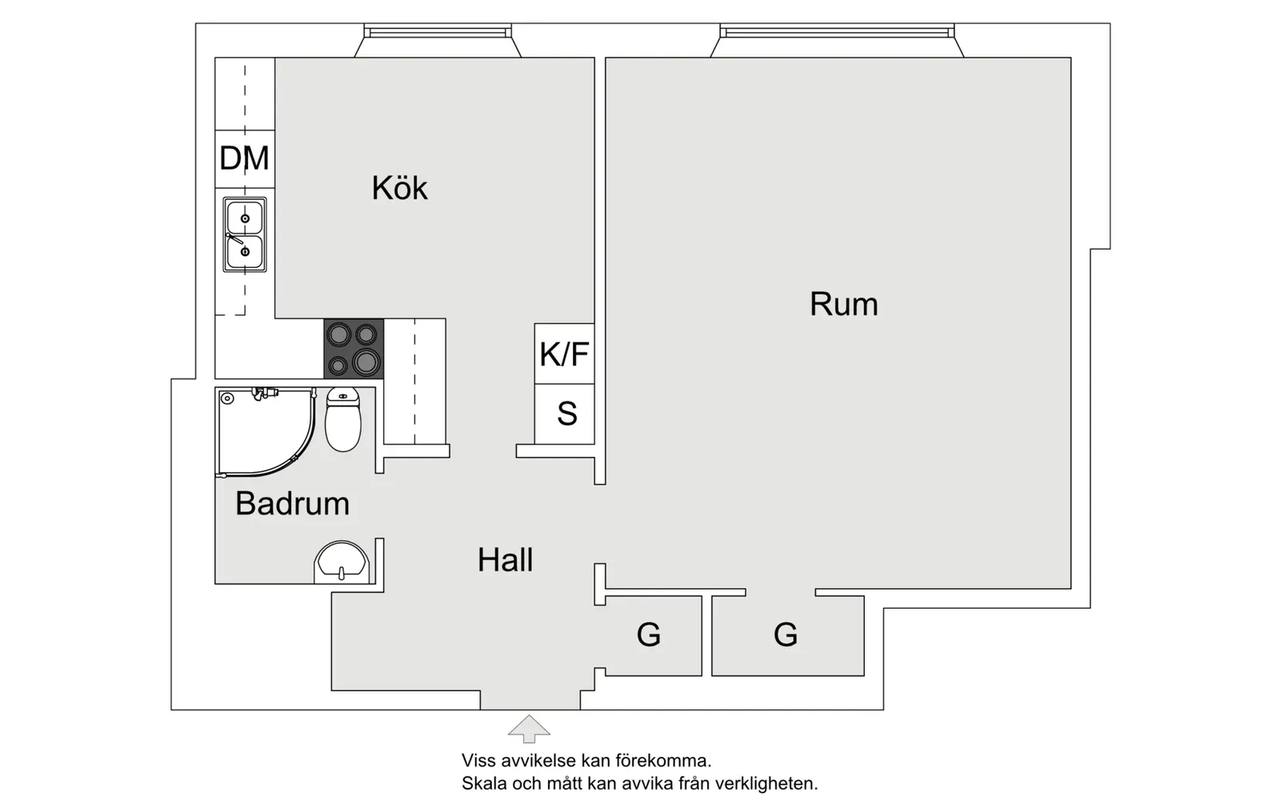 Floor plan for Johan Skyttes väg 198