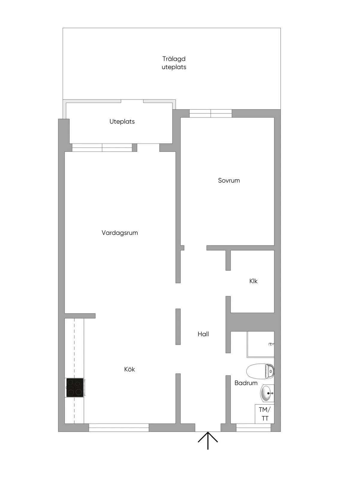 Planritning för Ekebygatan